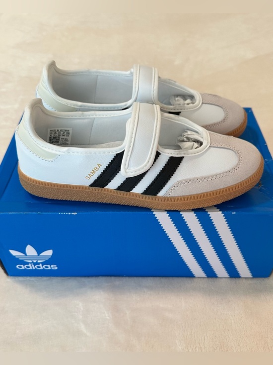 adidas Shoes - Adidas White Samba Jane Sneakers